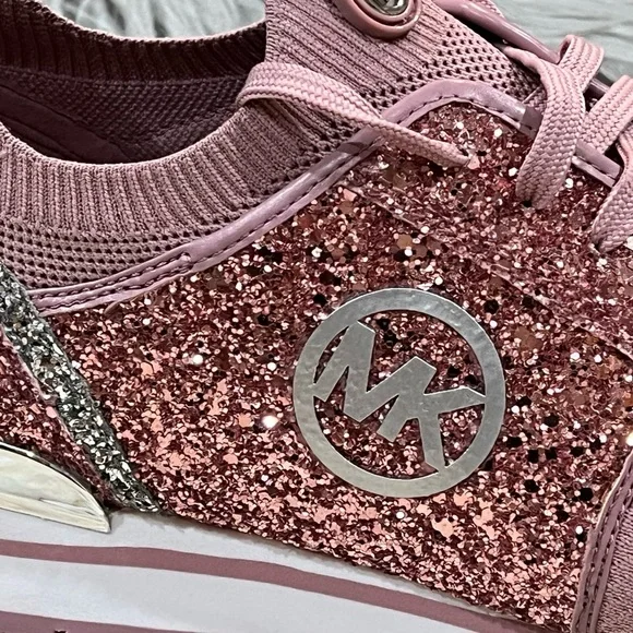 Michael Kors Women's Dash Knit Trainer Sneakers - Picture 9 of 14